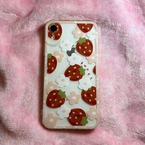 iPhone XR sweet strawberry phone case